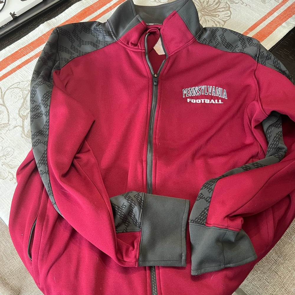 University of Pennsylvania football Nike full zip sweatshirt